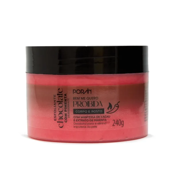 Porán Esfoliante Chocolate Com Pimenta